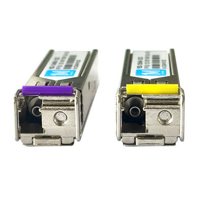 80 km Distanza Tempo 3 anni LC Connector DDM WDM Simplex Modulo Ottico Trasmettitore SFP Modulo 155M BIDI 1490nm/1550nmn