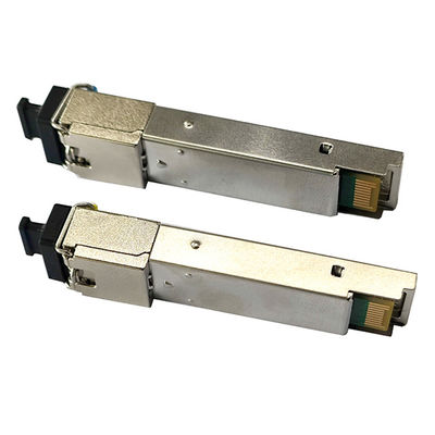 155M BiDi SC 80km 1490nm/1550nm DDM WDM Modulo ottico simplex Trasmettitore modulo SFP con ampia temperatura di funzionamento