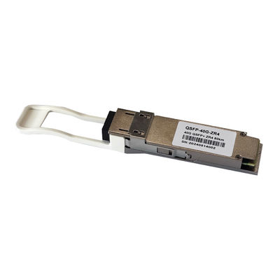Tipo di fibra SMF 40G QSFP 1310nm 80km Modulo ottico ZR4 LC DDM Trasmettitore compatibile per trasmissione dati a larghezza di banda