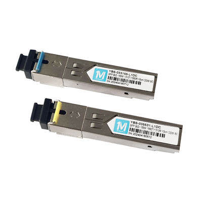 Tipo di fibra SMF 155M BIDI 10km 1310nm/1550nm SC Connector DDM WDM Simplex Optical Module Transceiver SFP per reti FTTX