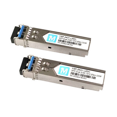 3.3V Duplex 10km 1310nm LC Connector DDM 2500BASE SMF Modulo di fibra ottica SFP trasmettitore SFP