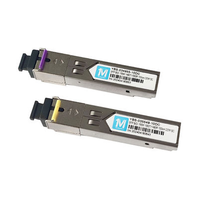 Rete 155M BIDI 100km WDM SC Connector Modulo ottico DDM Simplex Modulo trasmettitore SFP con lunghezza d'onda 1490nm/1550nm