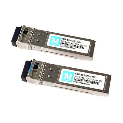 Interfaccia BiDi LC 6G SFP BIDI 40km 1270nm/1330nm WDM DDM Trasmettitore ottico per trasmettitori in fibra ottica a lunga distanza