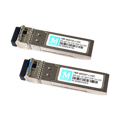 10G SFP BIDI LC Interfaccia DDMI Trasmettitore ottico 10km 1270nm/1330nm WDM LC Connector 10G LR Modulo di fibra monomodo
