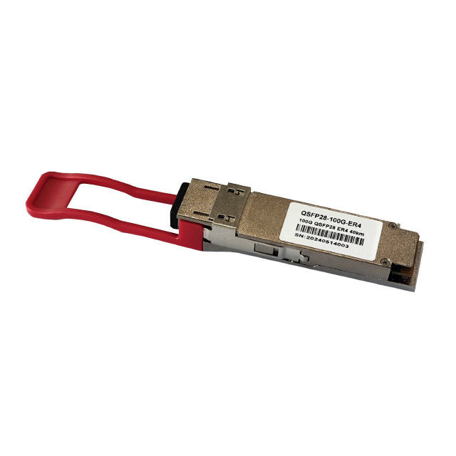 100G QSFP28 1310nm 40km ER4 LC Modulo ottico per la rete GPRS QSFP28-100G-ER4 DDM Modulo trasmettitore compatibile