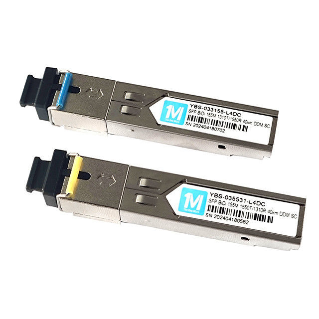 SDK Network 155M BIDI 40km 1310nm/1550nm SC Connector Modulo ottico DDM WDM Simplex Modulo trasmettitore SFP