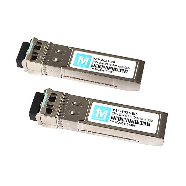 6G SFP Duplex 40km 1310nm LC DDM SMF Modulo ottico da 6GB Modulo SFP monomodo per connessioni di rete stabili