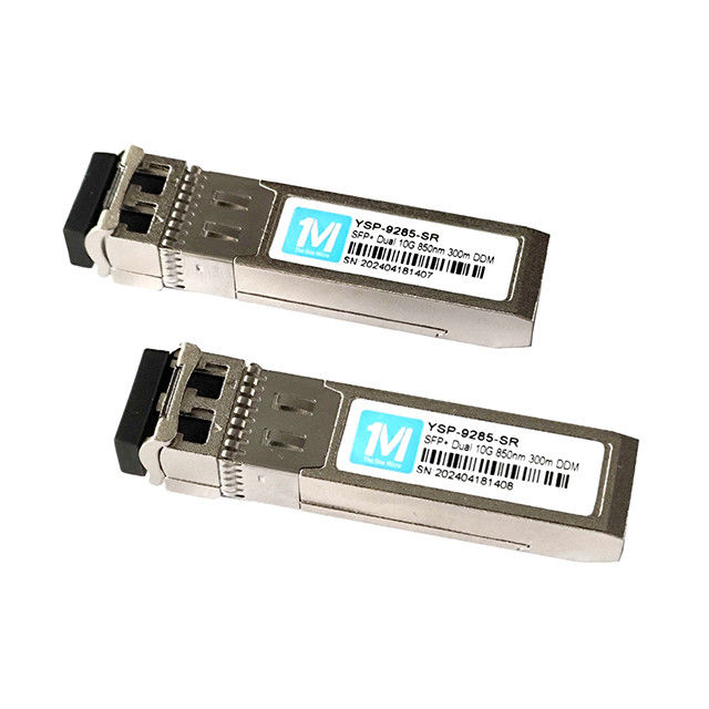 10G SFP Duplex 300m 850nm LC DDM MMF Multimode VCSEL Optical Transceiver Module per rete stabile e sicura in MMF