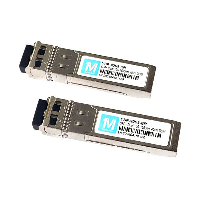 10G SFP Duplex 40km 1550nm LC DDM SMF Modulo ottico Single-mode SFP Modulo SFP 10G ER La scelta ideale per le reti a velocità